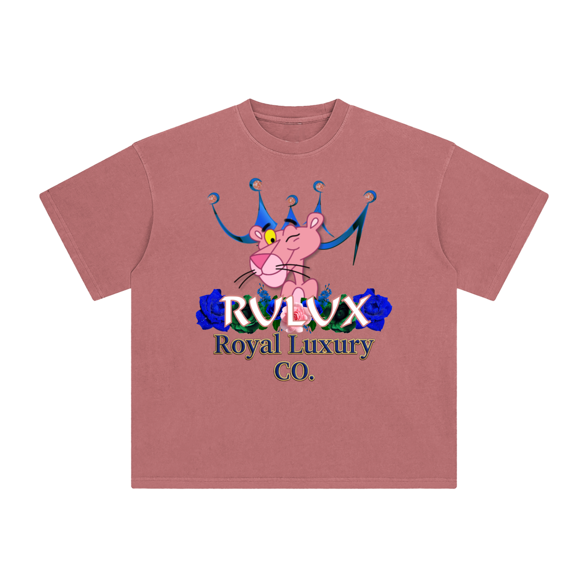 tshirt,pink,panther,flowers,unisex,rulux,royal,luxury