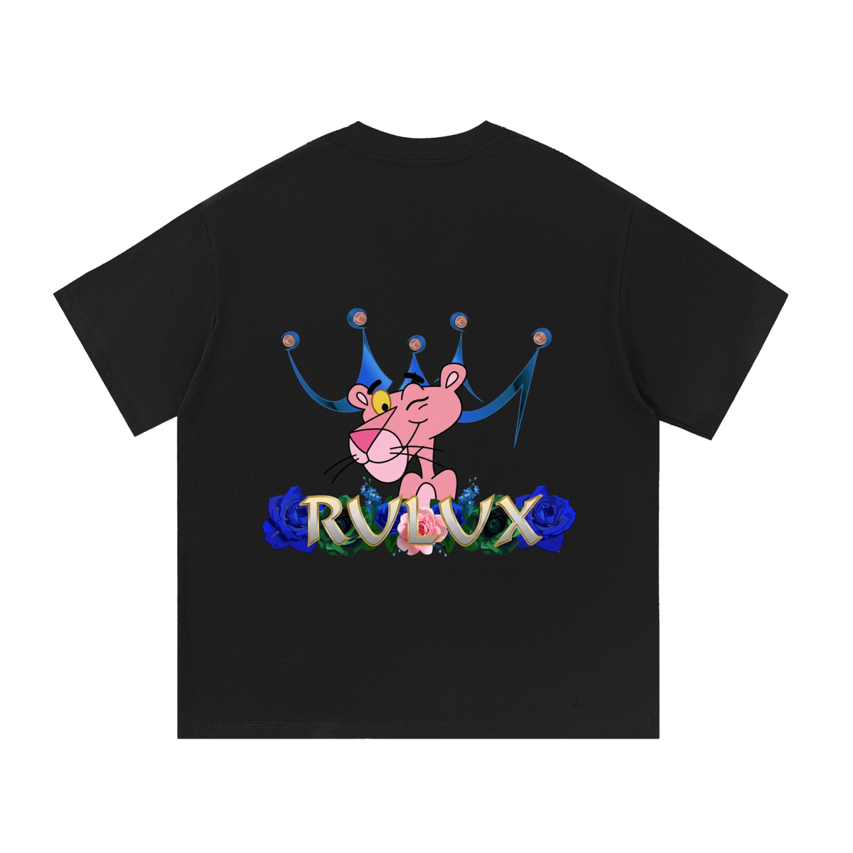 Pink,Panther,Black,tshirt,urban,Rulux,Royal,Luxury,clothing