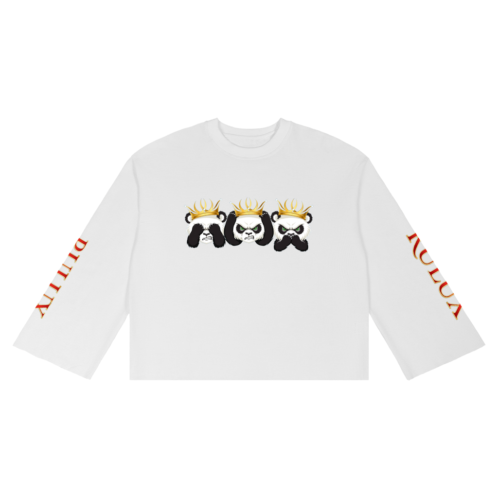 RULUX See , Say, Hear NO Unisex Waffle Raw Edge T-Shirt